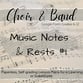 Music Notes & Rests #1 Digital File Digital Resources cover